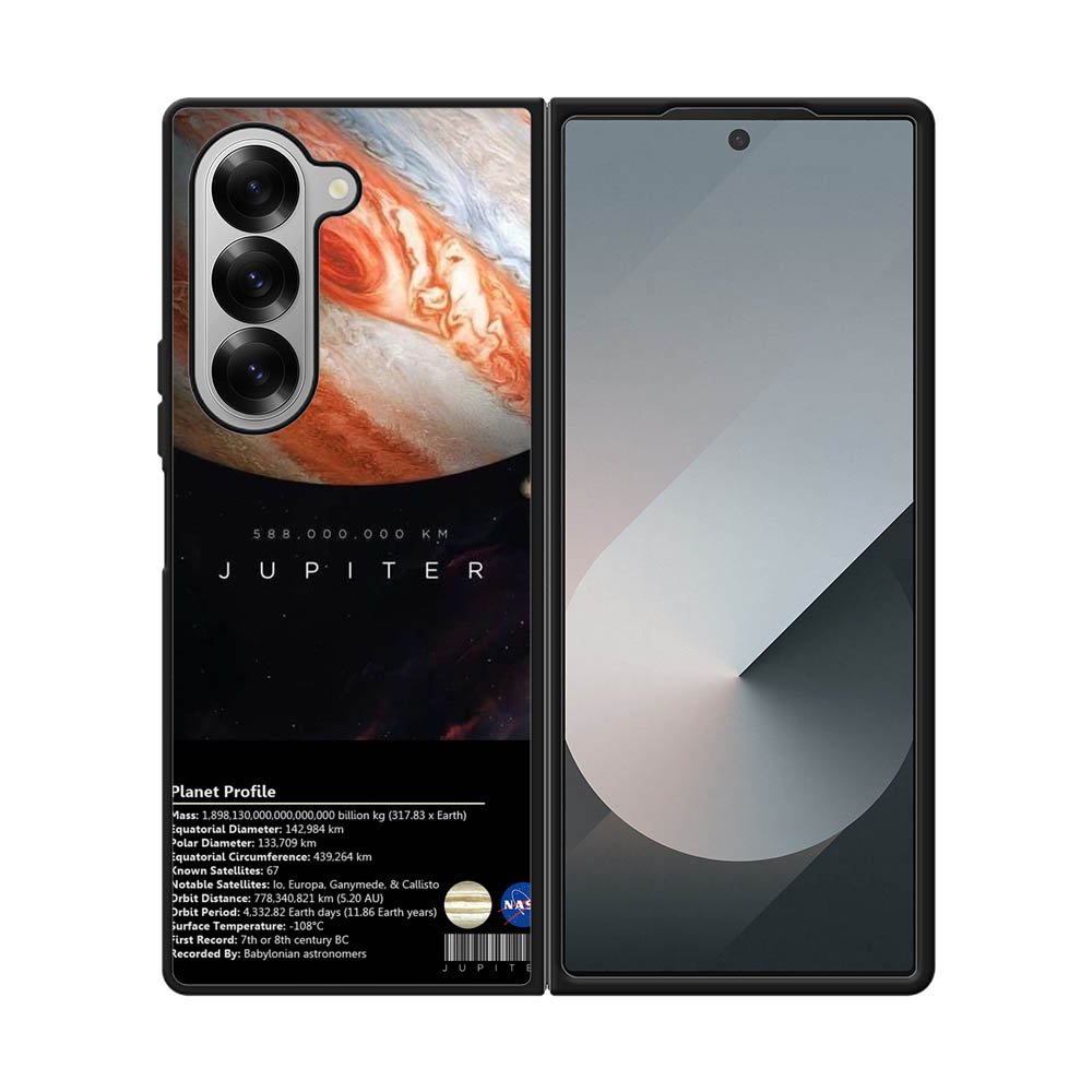 Space Facts Jupiter Samsung Galaxy Z Fold 7 5G Case QC9686