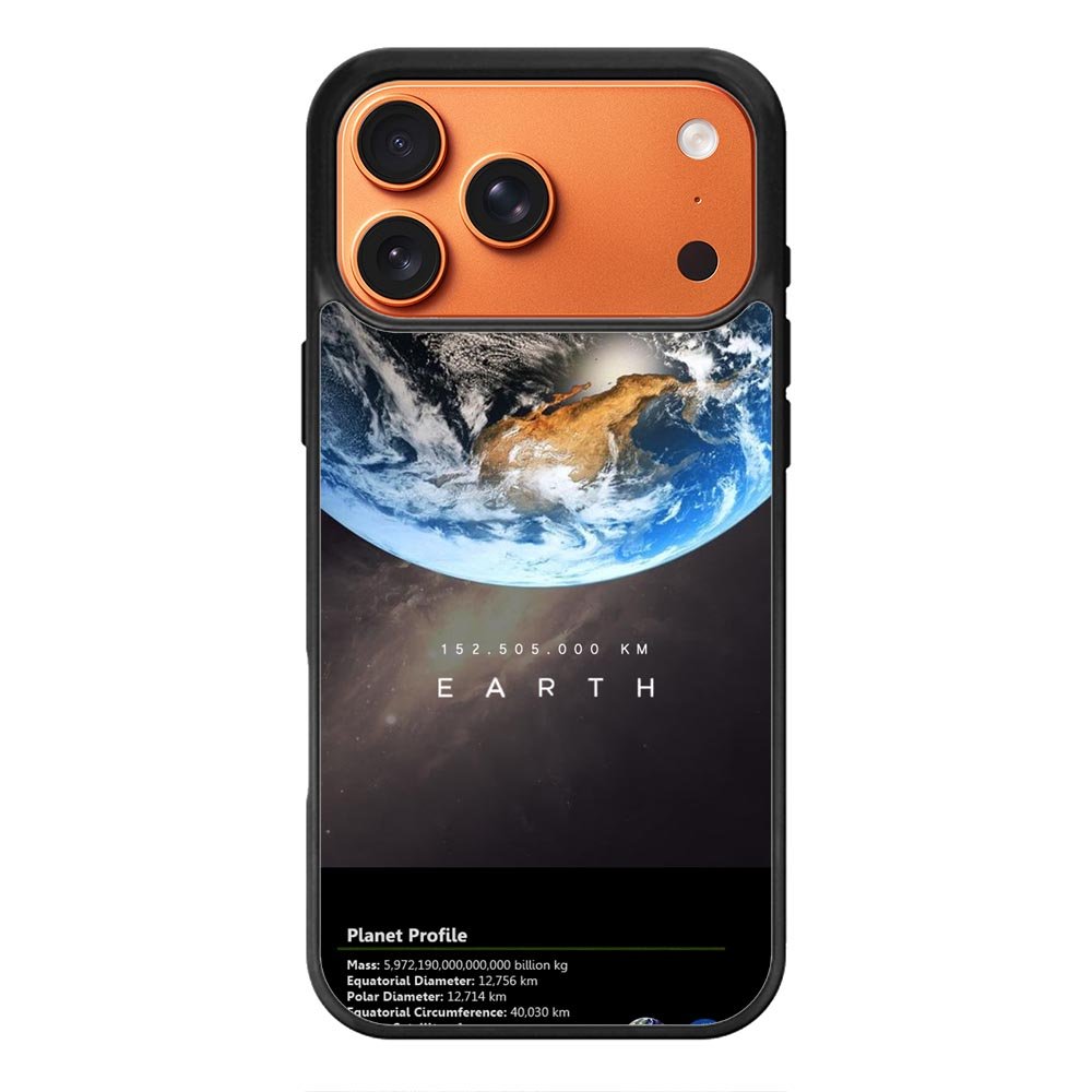 Space Facts Earth iPhone 17 Pro Case OV9685