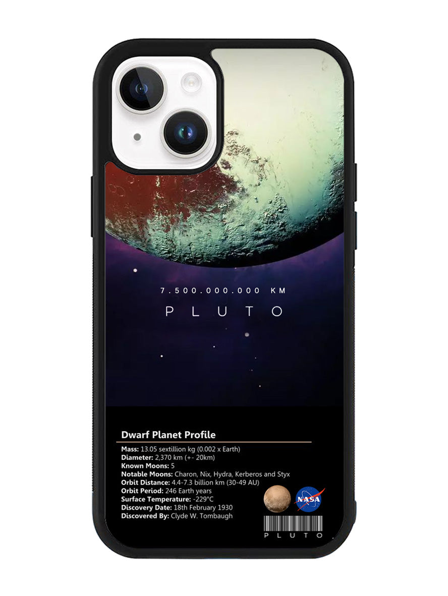 Space Facts Pluto iPhone 14 Plus Case QC9687