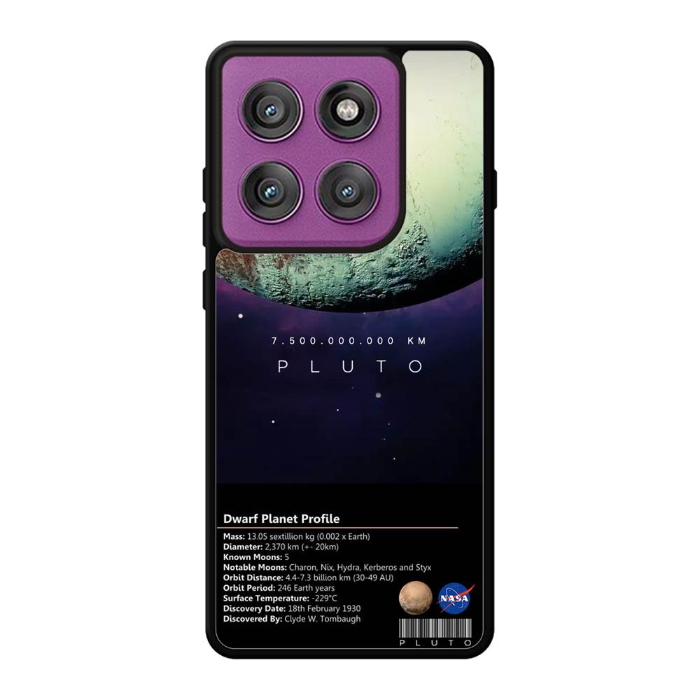 Space Facts Pluto Motorola Moto Edge 60 Pro Case QC9687