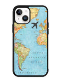 World Map iPhone 14 Plus Case QC9733