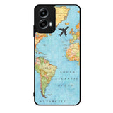 World Map Motorola Moto G Play 2024 Case OV9733