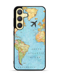 World Map Samsung Galaxy S24 FE 5G Case OV9733