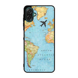 World Map Samsung Galaxy A07 Case OV9733