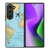 World Map Samsung Galaxy Z Fold 6 5G 2024 Case OV9733