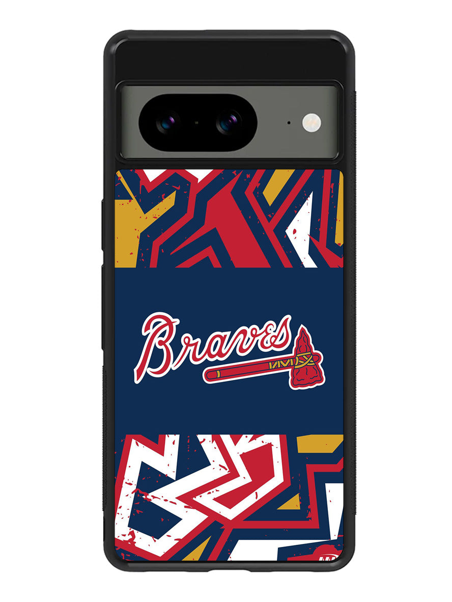 atlanta braves Google Pixel 8 Case QC9651