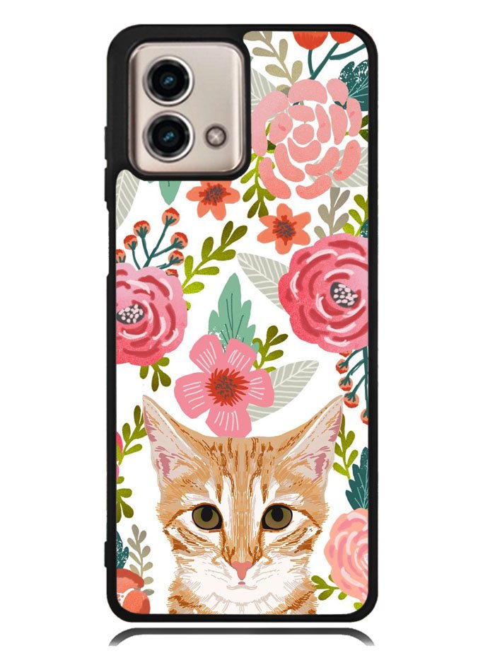 Cat flowers Motorola Moto G Stylus 5G 2023 Case OV9775