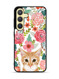 Cat flowers Samsung Galaxy S25 5G Case OV9775