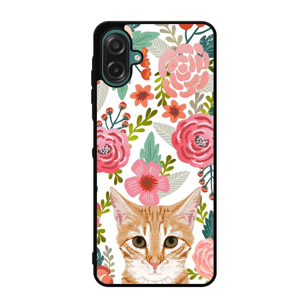 Cat flowers Samsung Galaxy A07 Case OV9775
