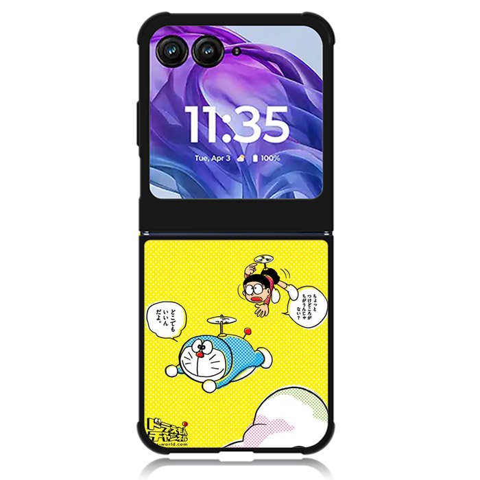 Doraemon Motorola Moto Razr Plus 2024 , Moto Razr+ 2024 Case OV9645