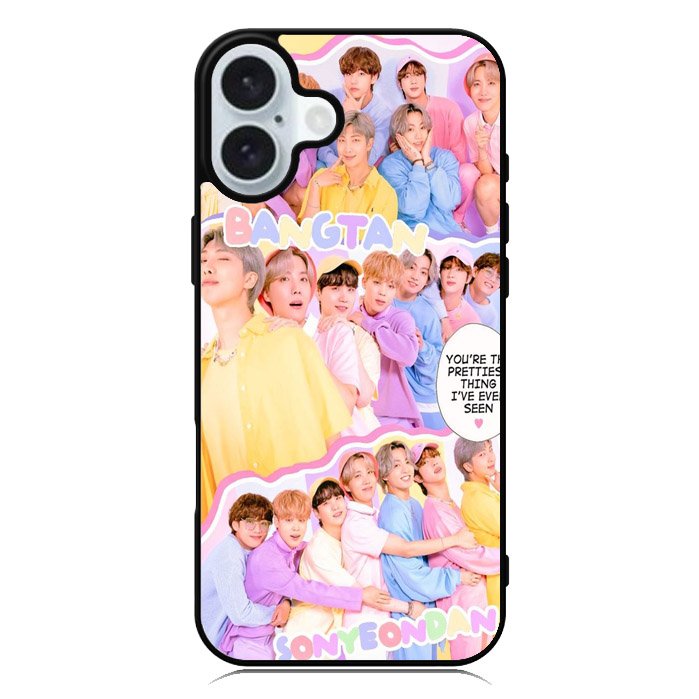 BTS Bangtat iPhone 16 Case QC8691