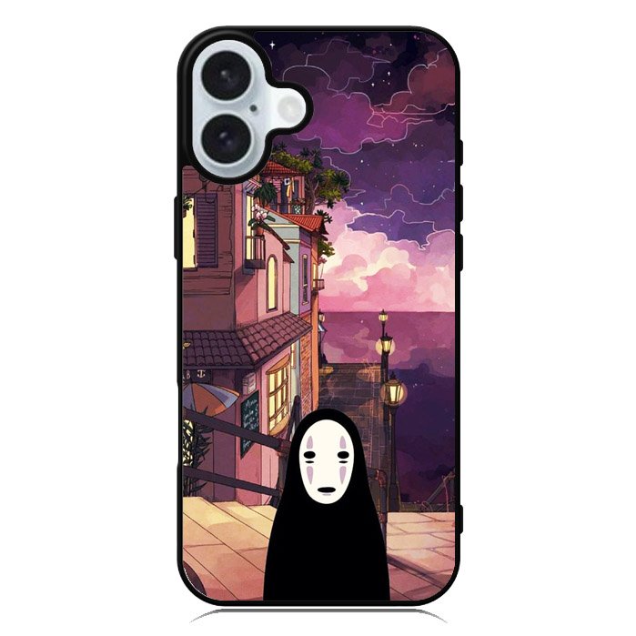 studio ghibli no face mask iPhone 16 Case QC8692