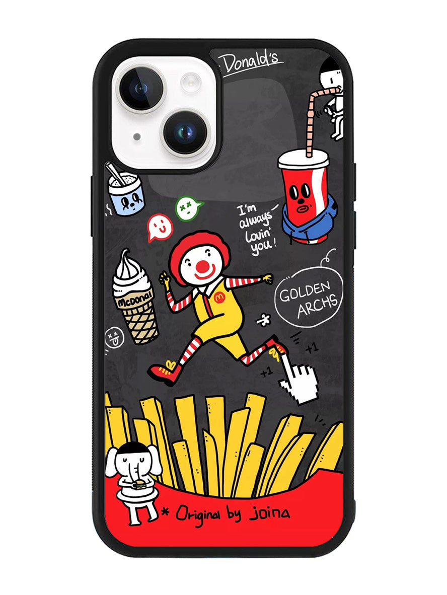 mcd art iPhone 14 Plus Case QC8689