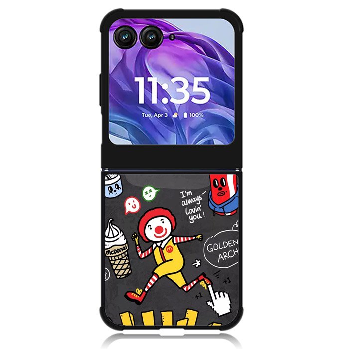 mcd art Motorola Moto Razr Plus 2024 , Moto Razr+ 2024 Case OV8689