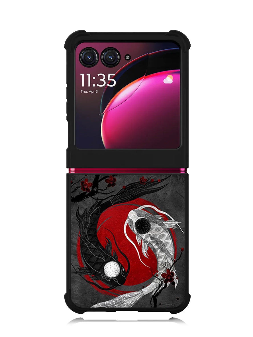 Yin and Yang Motorola Moto Razr Plus 2023 , Moto Razr+ 2023 Case