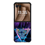 Best Dark Blue Stitch Motorola Moto RAZR Plus 2025 Case OV8755