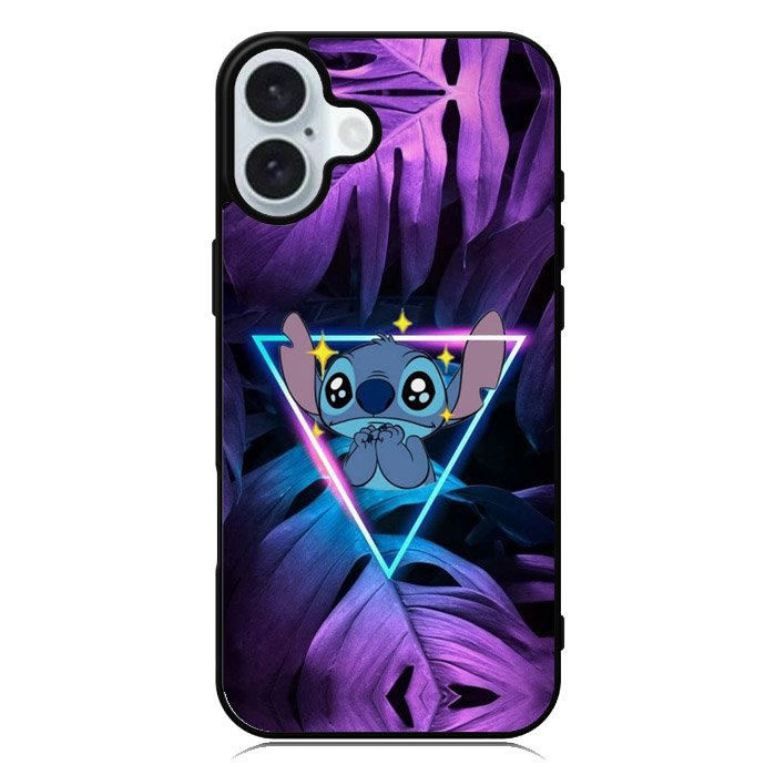 Best Dark Blue Stitch iPhone 16 Plus Case QC8755
