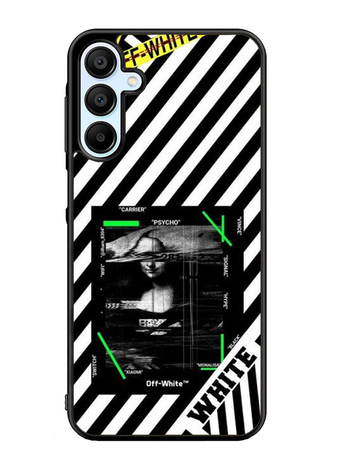 Black and white Samsung Galaxy A35 5G Case OV8752