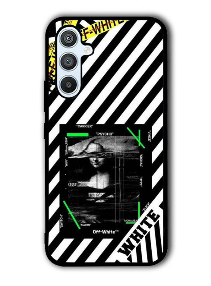 Black and white Samsung Galaxy A14 5G Case QC8752