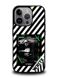 Black and white iPhone 15 Pro Case OV8752