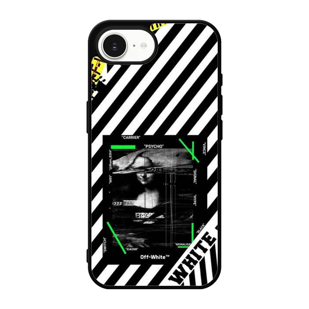 Black and white iPhone 17e Case OV8752