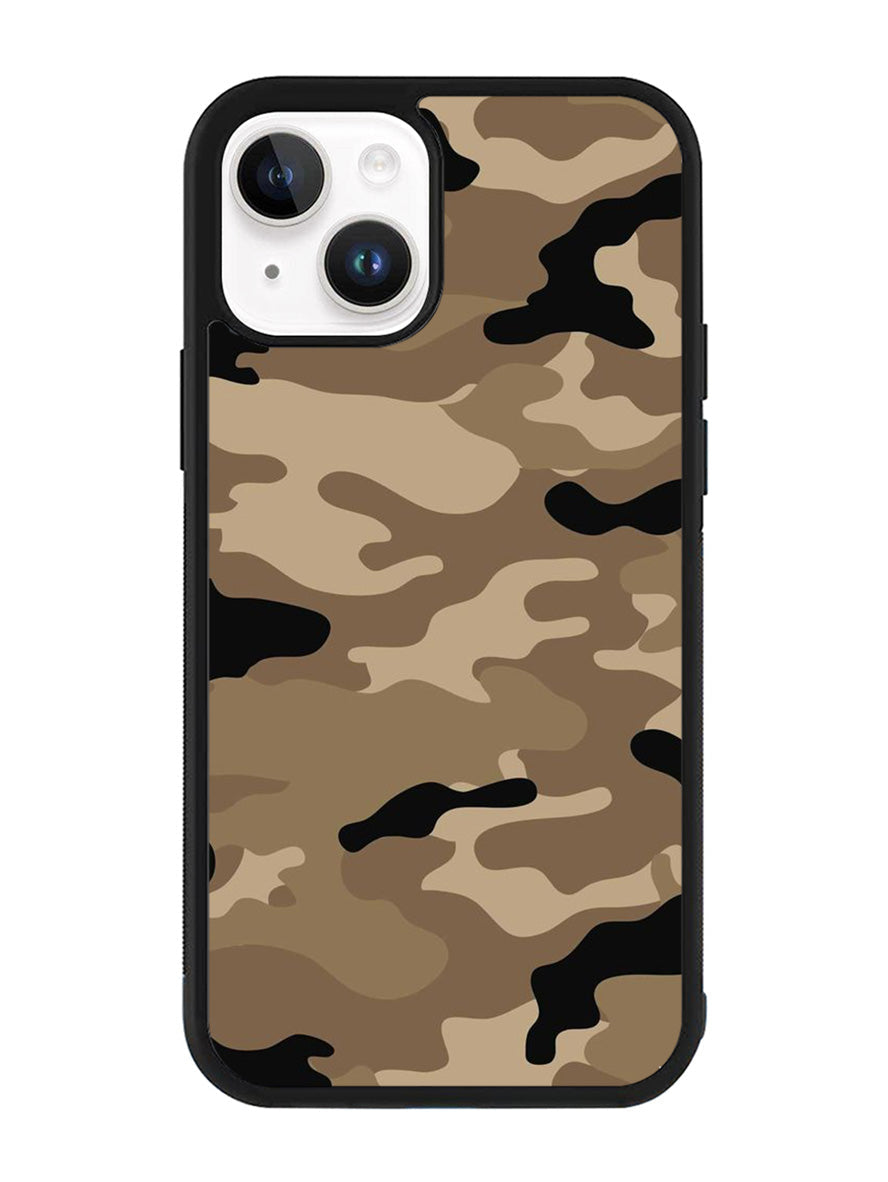 Desert Camo iPhone 14 Plus Case QC8734