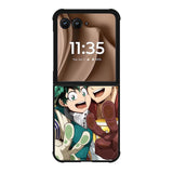 midoriya izuku and togata mirio Motorola Moto RAZR Plus 2025 Case OV8708