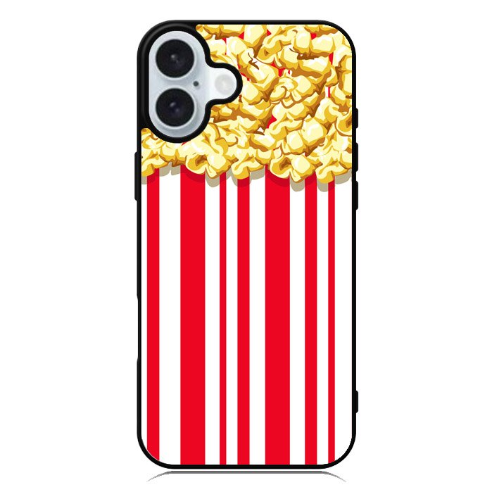 Popcorn pattern iPhone 16 Plus Case QC8703