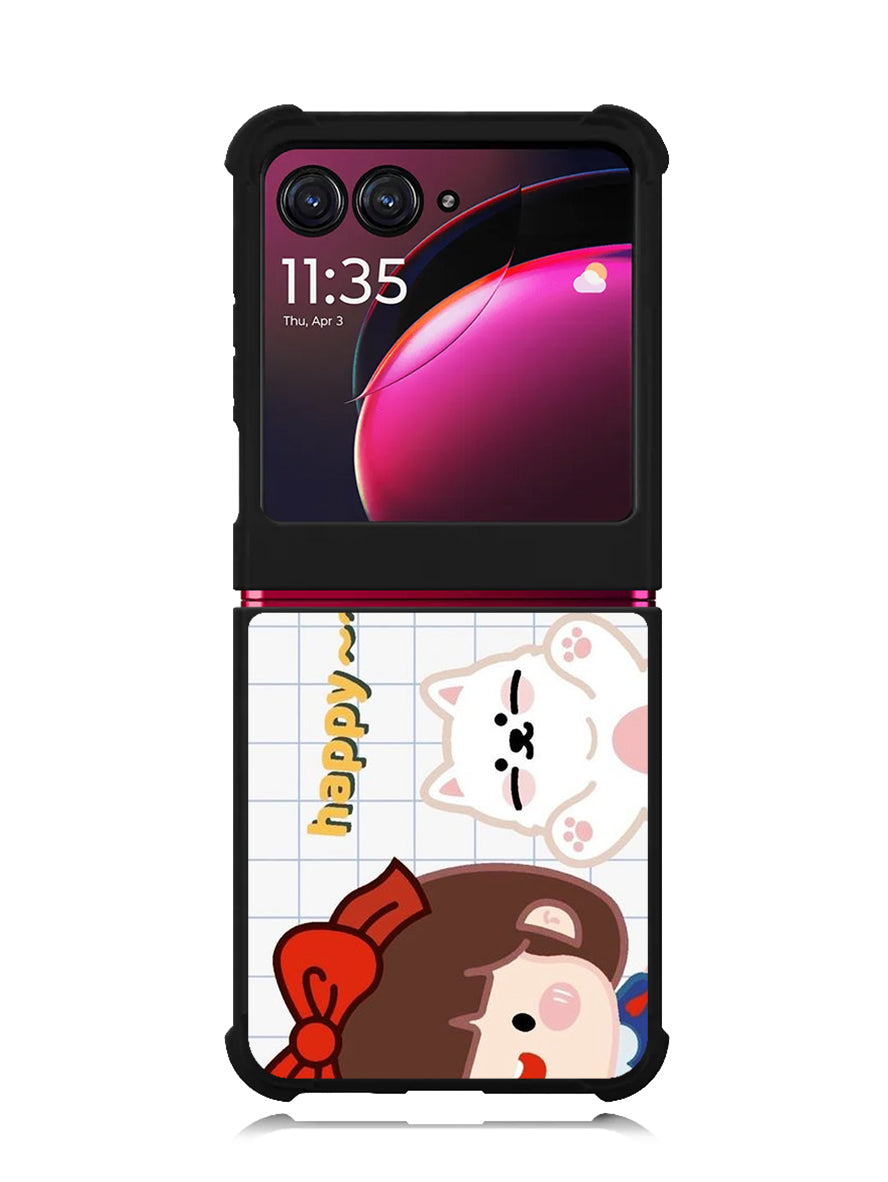 Happy Motorola Moto Razr Plus 2023 , Moto Razr+ 2023 Case OV8702