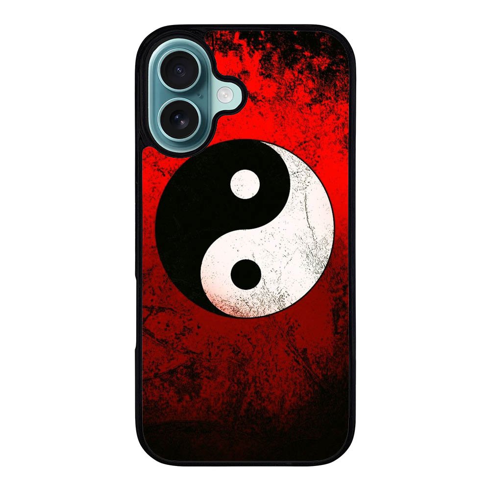 YIN YANG RED DL00498 iPhone 16 Case Cover