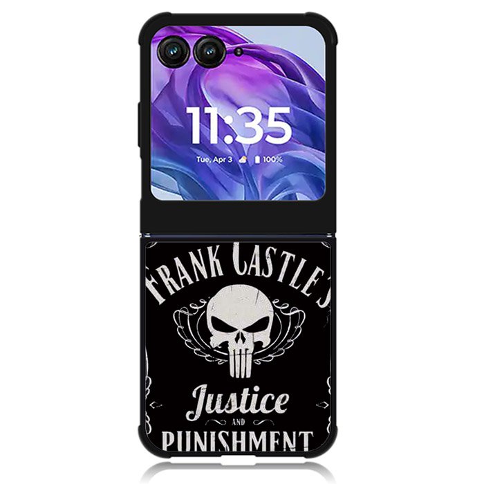 Marvel The Punisher Motorola Moto Razr Plus 2024 , Moto Razr+ 2024 Case OV3363