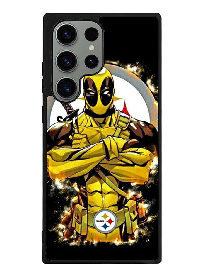 Pittsburgh Steelers Deadpool Samsung Galaxy S23 Ultra 5G Case