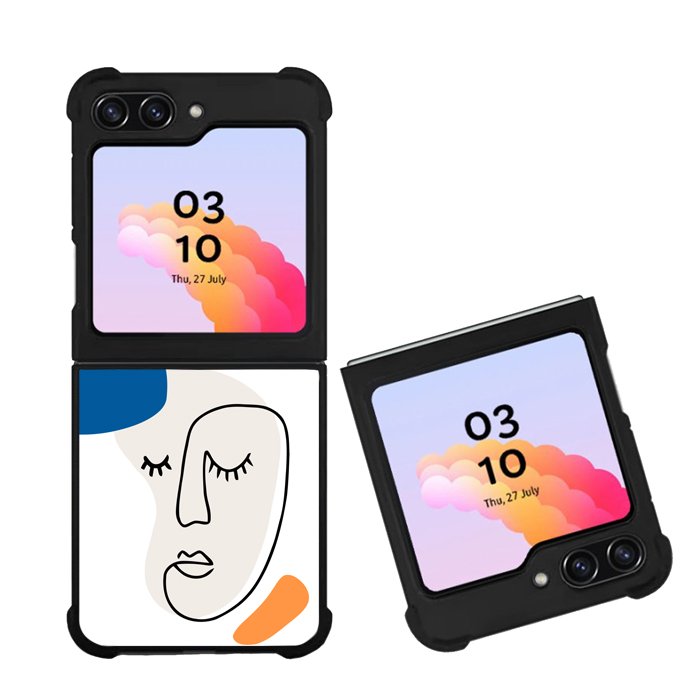 Abstract Face FZ2276 Samsung Galaxy Z Flip 5 2023 5G Case