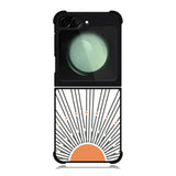 Orange Sun FZ1311 Samsung Galaxy Z Flip 6 2024 5G Case