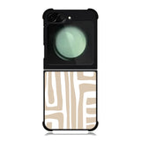 Neutral geometric line art FZ1316 Samsung Galaxy Z Flip 6 2024 5G Case