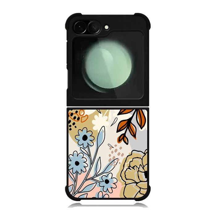 Pattern Floral FZ1352 Samsung Galaxy Z Flip 6 2024 5G Case