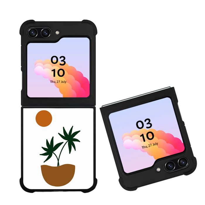 Palm Sunset Minimalist FZ1390 Samsung Galaxy Z Flip 5 2023 5G Case