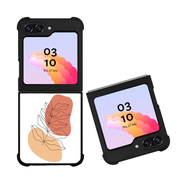 Floral Line Art FZ1392 Samsung Galaxy Z Flip 5 2023 5G Case