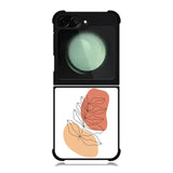 Floral Line Art FZ1392 Samsung Galaxy Z Flip 6 2024 5G Case