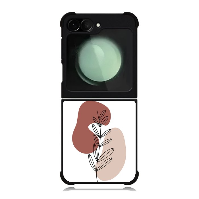 Floral Line Art FZ1396 Samsung Galaxy Z Flip 6 2024 5G Case