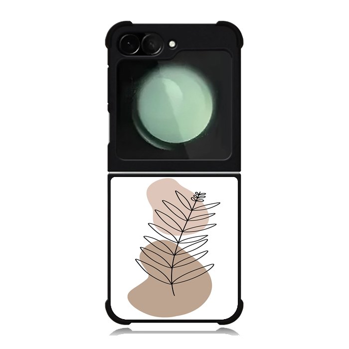 Floral Line Art FZ1397 Samsung Galaxy Z Flip 6 2024 5G Case