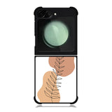 Floral Line Art FZ1400 Samsung Galaxy Z Flip 6 2024 5G Case