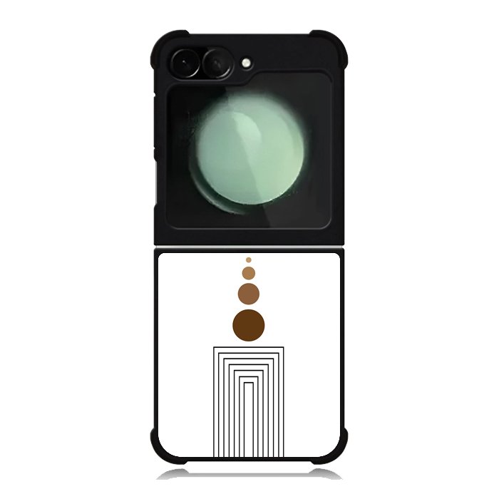 Geometric Circles Stripes FZ1404 Samsung Galaxy Z Flip 6 2024 5G Case