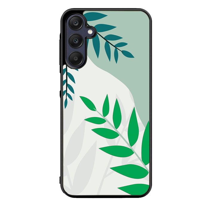 Green Floral Minimalist FZ1410 Samsung Galaxy A15 5G Case
