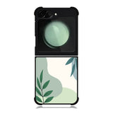 Green Floral Minimalist FZ1417 Samsung Galaxy Z Flip 6 2024 5G Case