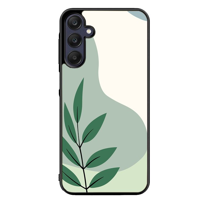 Green Floral Minimalist FZ1417 Samsung Galaxy A25 5G Case