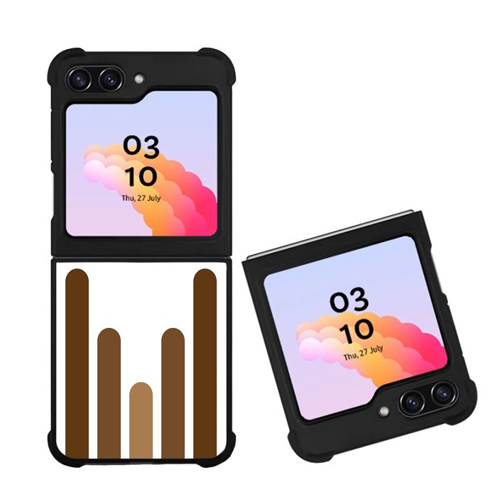 Brown Line FZ1423 Samsung Galaxy Z Flip 5 2023 5G Case