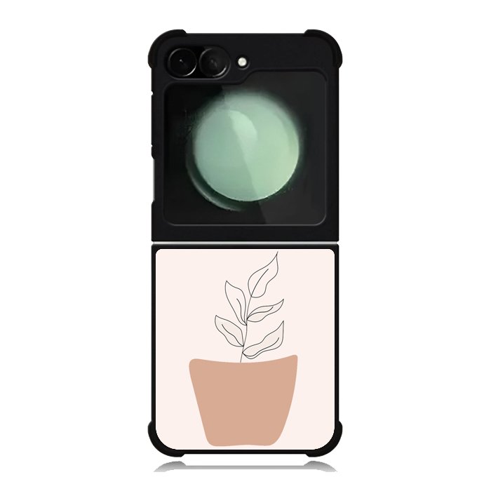 Floral Line Art FZ1469 Samsung Galaxy Z Flip 6 2024 5G Case