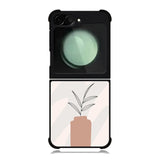 Floral Line Art FZ1470 Samsung Galaxy Z Flip 6 2024 5G Case