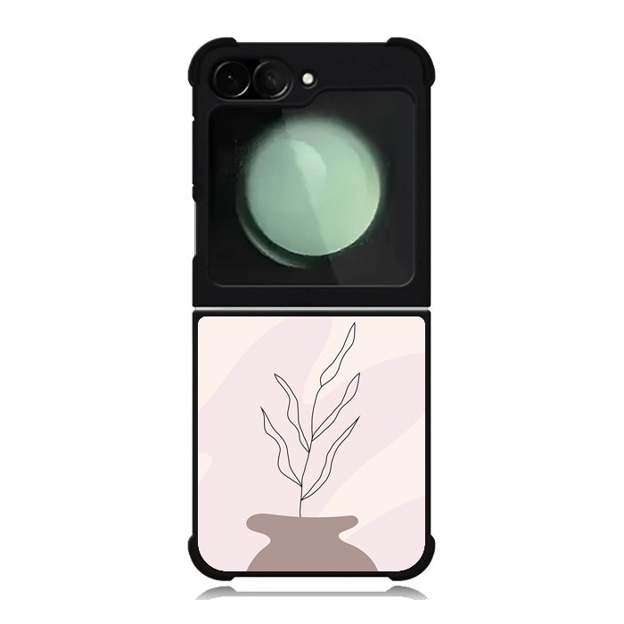 Floral Line Art FZ1471 Samsung Galaxy Z Flip 6 2024 5G Case